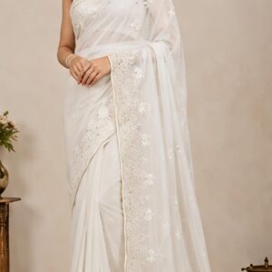 Ivory Grace Designer Saree
