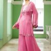 WhatsApp Image 2026-09-16 at 12.28.42 PM Blush Pink Mirror Work Palazzo Set