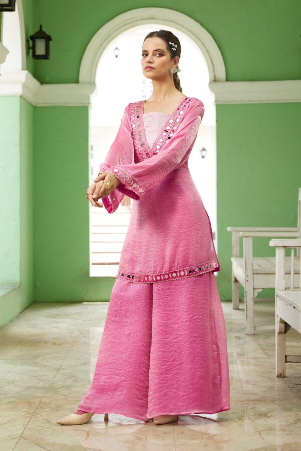 WhatsApp Image 2026-09-16 at 12.28.45 PM (1) Blush Pink Mirror Work Palazzo Set
