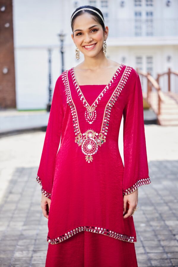 WhatsApp Image 2026-09-16 at 12.28.55 PM (1) Crimson Royale Palazzo Ensemble