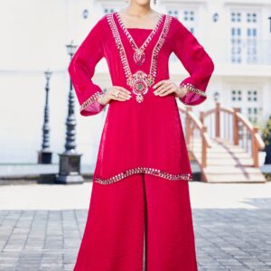 WhatsApp Image 2026-09-16 at 12.28.56 PM (1) Crimson Royale Palazzo Ensemble