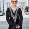 Black Pearl Embellished Kaftan